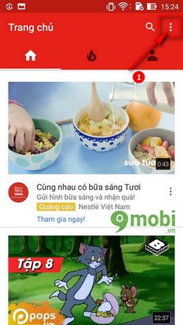 huong dan dang nhap Youtube cho Android