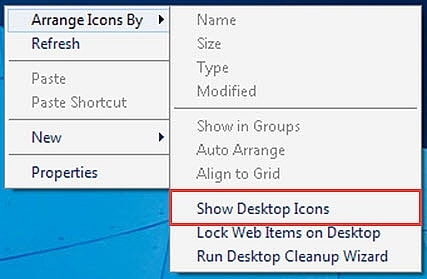 Máy tính khởi động chỉ hiện Desktop, không có biểu tượng và Taskbar