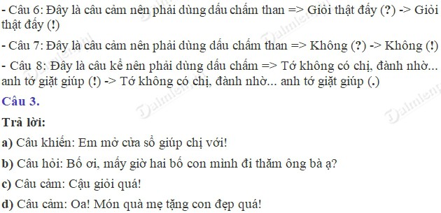 Soạn bài Luyện từ và câu: Ôn tập về dấu câu (tiếp theo) trang 115 SGK Tiếng Việt 5