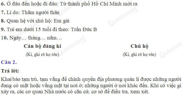Soạn bài Tập làm văn: Điền vào giấy tờ in sẵn trang 122 SGK Tiếng Việt 4