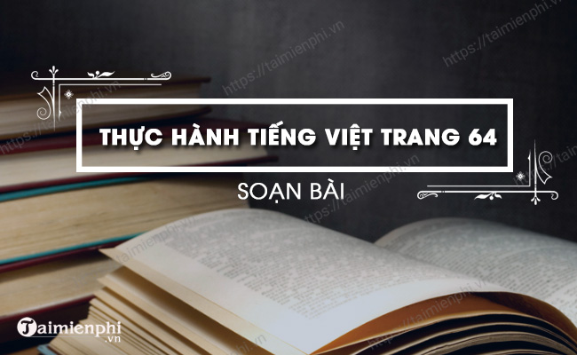 Thuc hanh tieng Viet lop 7 trang 64