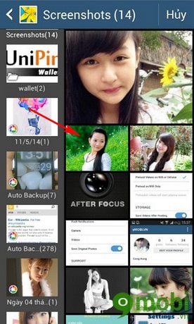xoá phông ảnh trên Android xoa phong anh tren Android