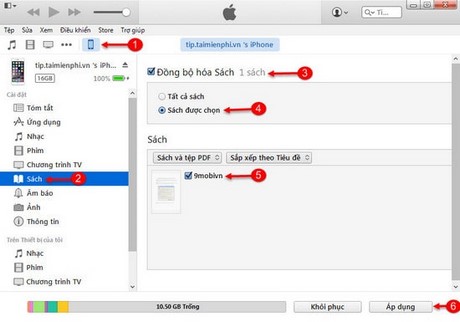 Sử dụng iBooks trên iPhone, đọc sách, Ebook trên iPhone iPad