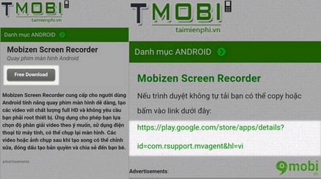 su dung mobizen screen recorder
