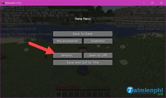 Sửa lỗi bấm F3 không xuất hiện tọa độ XYZ trong Minecraft