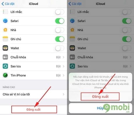 Sửa lỗi không thể sao lưu dữ liệu lên iCloud trên iPhone