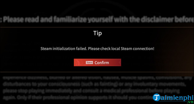 Steam Initialization Failed for naraka bladepoint