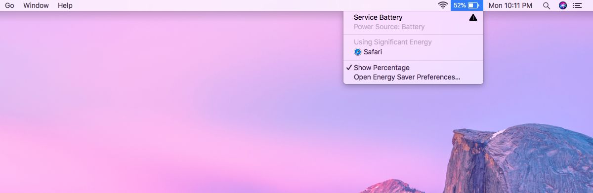 Sửa lỗi thông báo dịch vụ Pin trên MacBook
