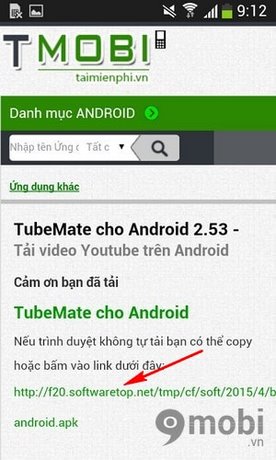 Tải Tubemate cho Bphone như thế nào?