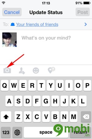 tải video lên facebook trên iOS tải video lên facebook trên iOS