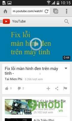 Tải video từ youtube trên android tai video youtube
