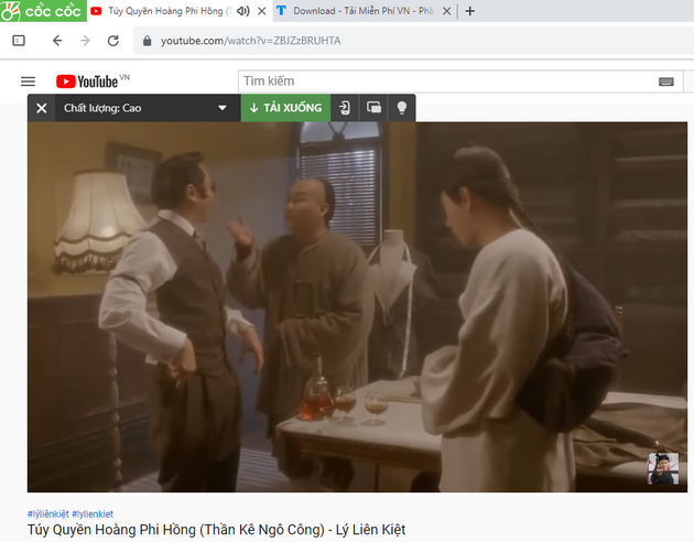 Tai video tren trinh duyet Coc Coc