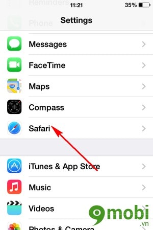 tăng tốc độ Safari trên iOS