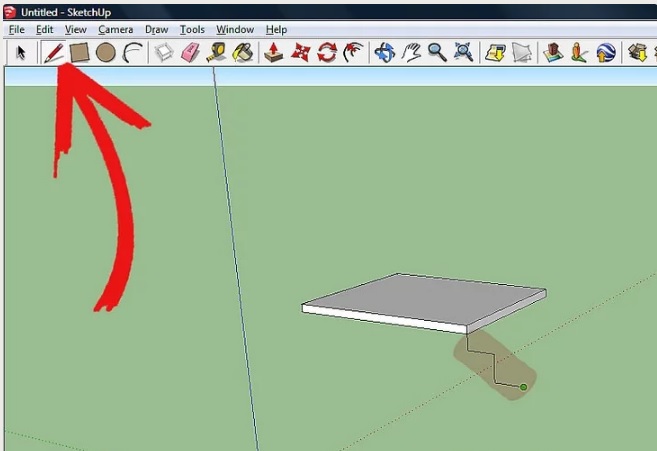 Tạo cầu thang nội thất trong Sketchup