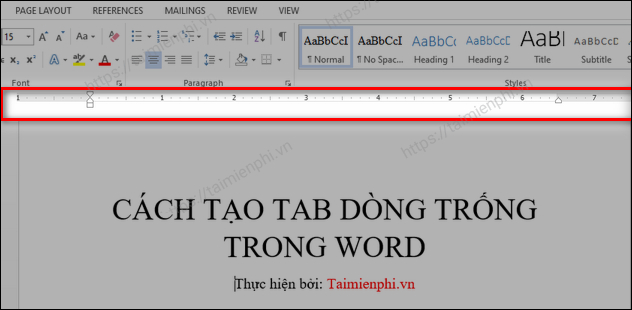 tao dong cham word