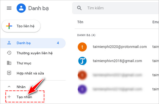 tao group trong gmail 3
