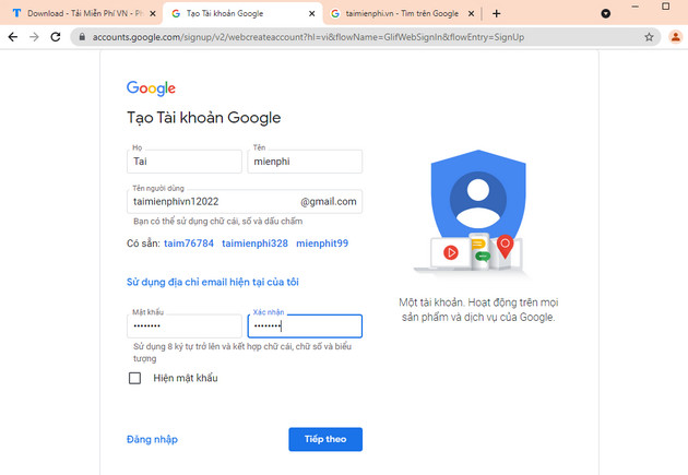 Cách tạo tài khoản Google đơn giản nhất