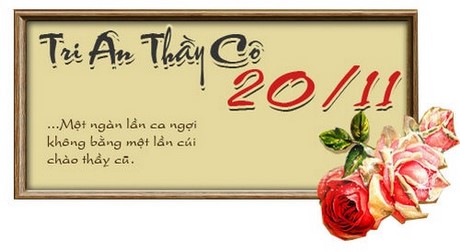 tho 20/11 tang thay co