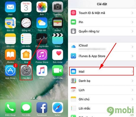 Thoát tài khoản Gmail trên iPhone