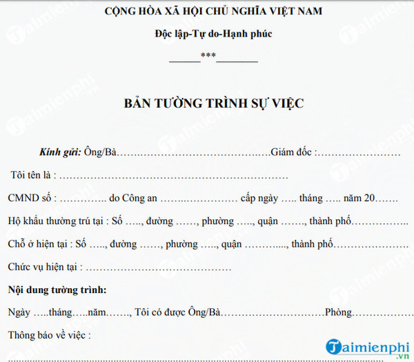 tong hop cac ban tuong trinh thong dung nhat 2