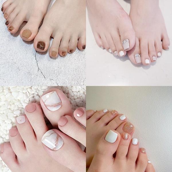 Những mẫu nail chân đẹp đơn giản và thời thượng nhất