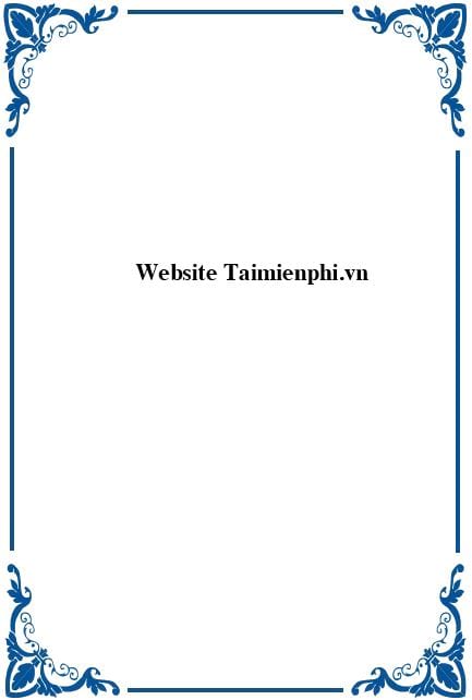 Tổng hợp mẫu khung viền đẹp cho Word 2016, 2019, 2013, 2010, 2007