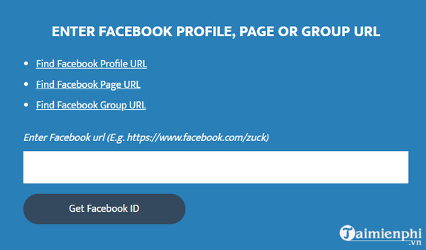 help to set facebook id