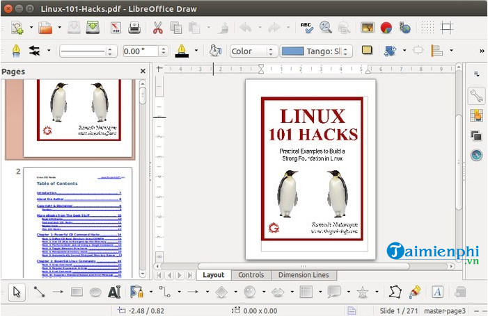 phan mem chinh sua file pdf cho linux