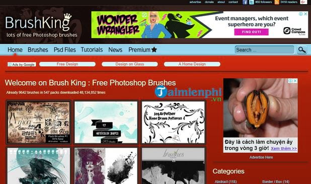 Top trang web cung cấp Brush Photoshop đẹp, miễn phí