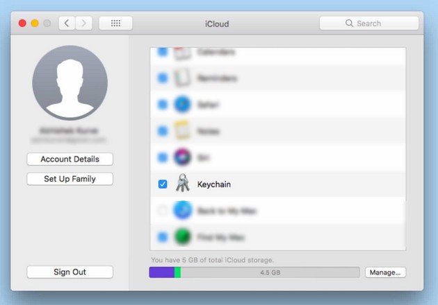 ứng dụng quản lý mật khẩu trên Macbook