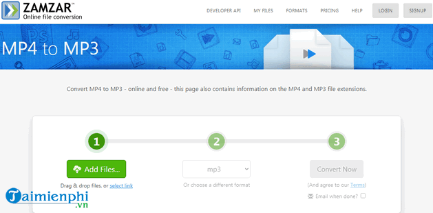 Top website chuyển MP4 sang MP3 online