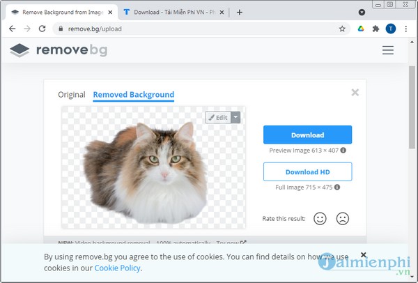 Trang web miễn phí web xóa phông ảnh online chất lượng cao