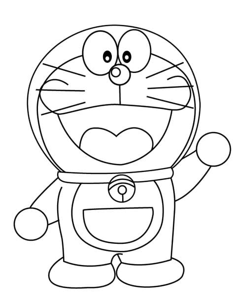 Tranh Tô Màu Doraemon Cho Bé Trai, Bé Gái