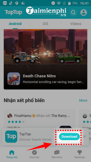 cach tai va cai taptap tren android 2