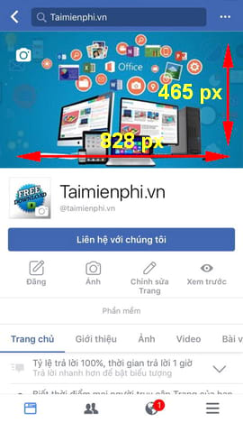 How much is your size for facebook fanpage?