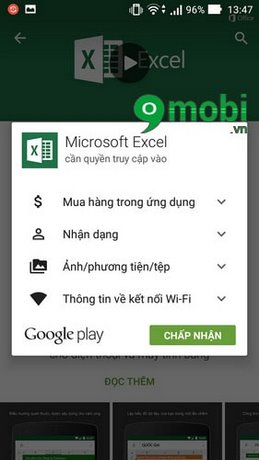bang tinh excel cho android