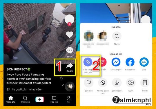 Tai video TikTok khong logo tren iPhone