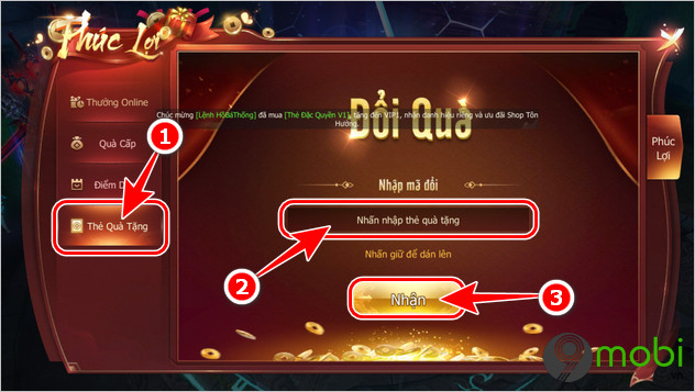 cach nhap code game chien than ky nguyen