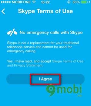 Tạo tài khoản Skype trên iOS với iPhone 6 plus, 6, ip 5s, 5, 4s, 4