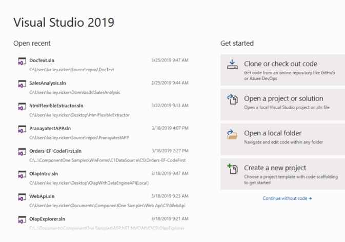 visual studio 2019 co gi moi