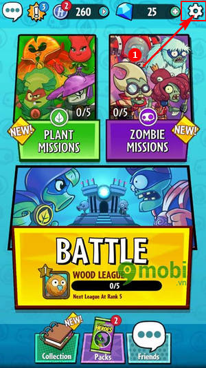 lien ket tai khoan Plants vs. Zombies™ Heroes