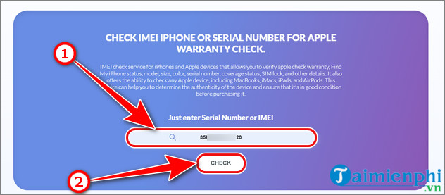 dia chi web check imei iphone uy tin nhat