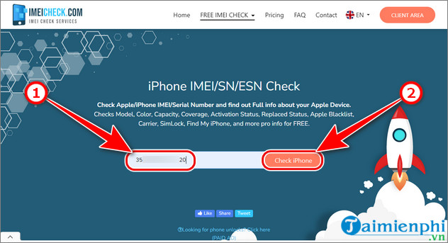 check iphone lock bang imei