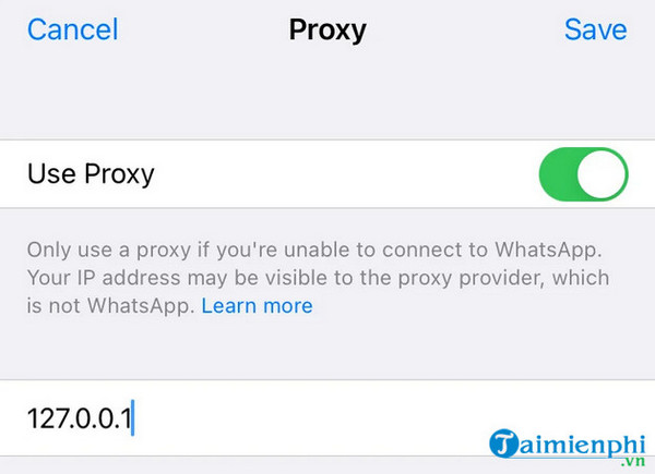 whatsapp bo sung proxy giup truy cap dich vu bi chan