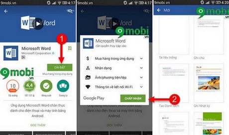 soan van ban tren android