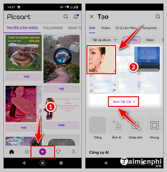 Xóa mụn, vết thâm bằng PicsArt nhanh chóng, đơn giản