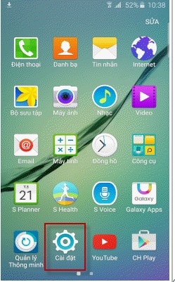 Xoa tai khoan Google tren Samsung S6 Edge