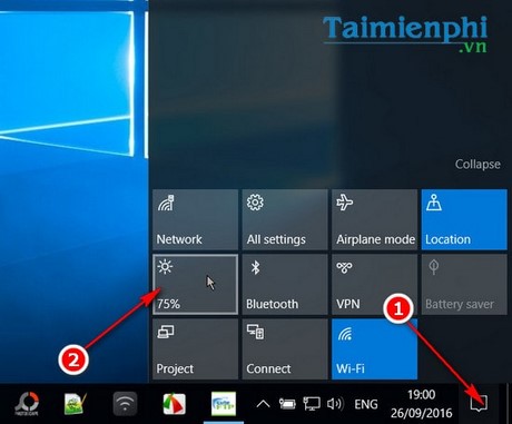 4 cách thay đổi độ sáng trên Windows 10 2