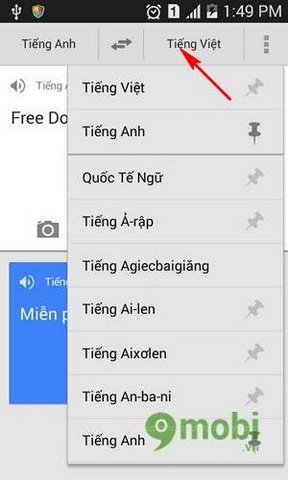 cach dun google translate tren android