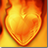 download Heart On Fire Screensaver 2.2 
